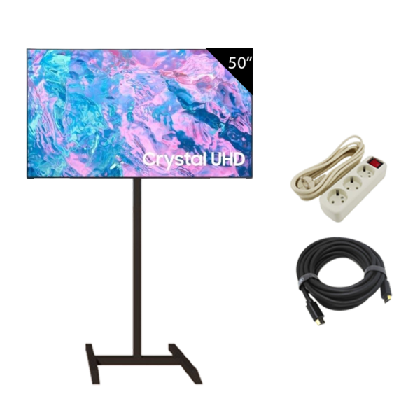 Televisi 50 Inch (Stand TV, HDMI , Stop Kontak )