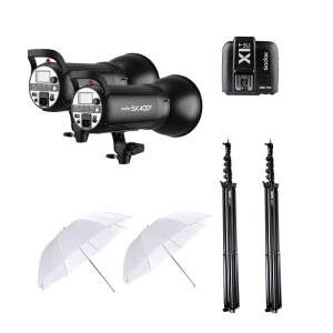 Paket Godox SK400 (Lighting Studio Flash Foto)